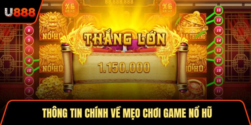 Soi Cầu Vip 247 Với 5 Phương Pháp Chuẩn Xác Nhất Hôm Nay 1 Thông tin chính về mẹo chơi game nổ hũ mà hội viên nên đọc